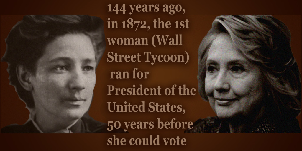 Who Was First Woman for Presidential Nominee, Victoria or Hillary?