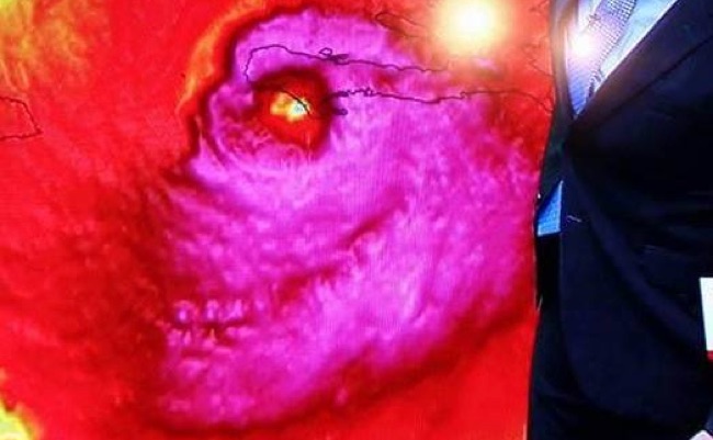 Hurricane Matthew Satellite Map Was Showing a Huge Skull on the Map