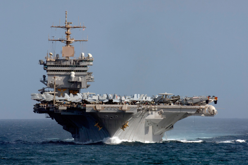 nuclear-powered aircraft carrier