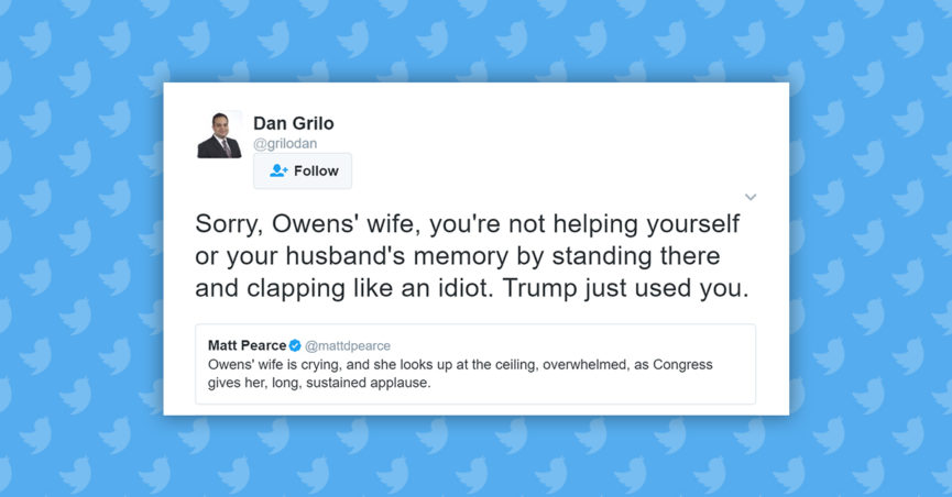 Dan Grilo Fired Due to Negative Tweet about Widow of U.S Navy SEAL Ryan