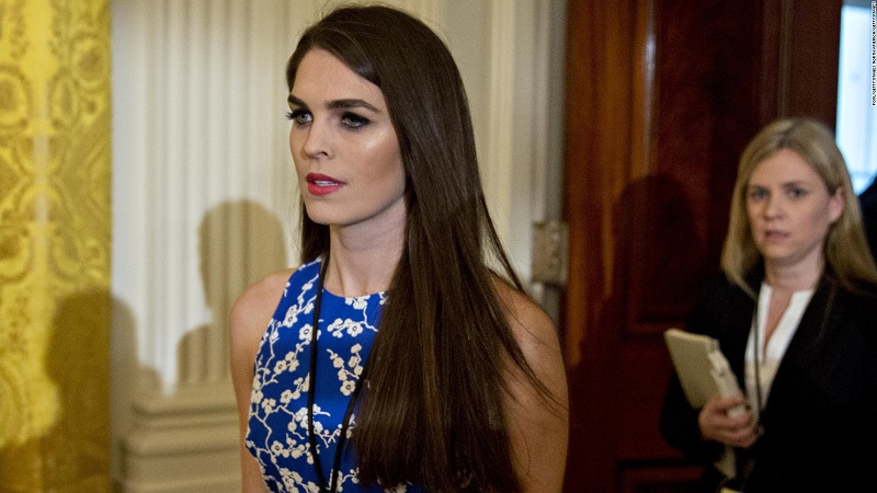 Hope Hicks will be interviewed by U.S House Intelligence Committee on 27th February