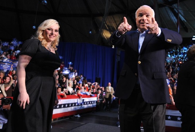 Orrin Hatch and Meghan McCain