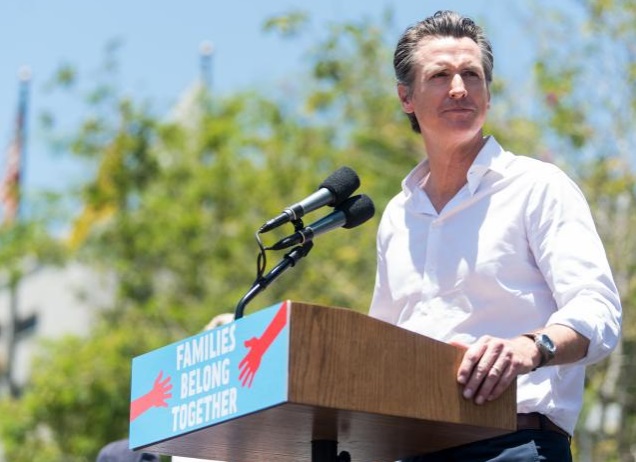 California Governor Gavin Newsom