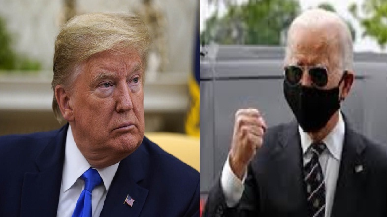 President Trump mocked Joe Biden for wearing Face Mask