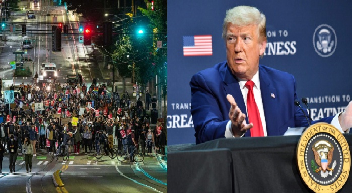 President Trump has threatened Seattle protestors saying ‘This is Not a Game’