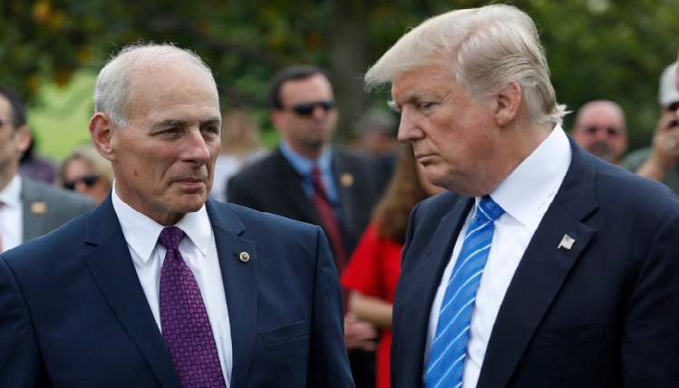President Trump said John Kelly may have been source for Atlantic Story