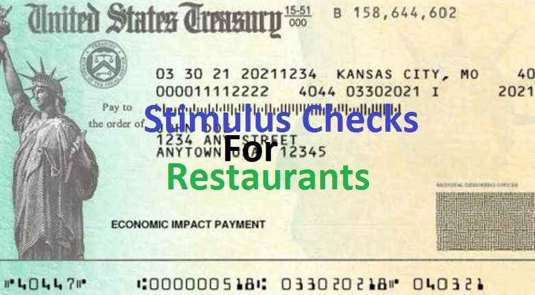 Restaurants have started receiving Stimulus Checks