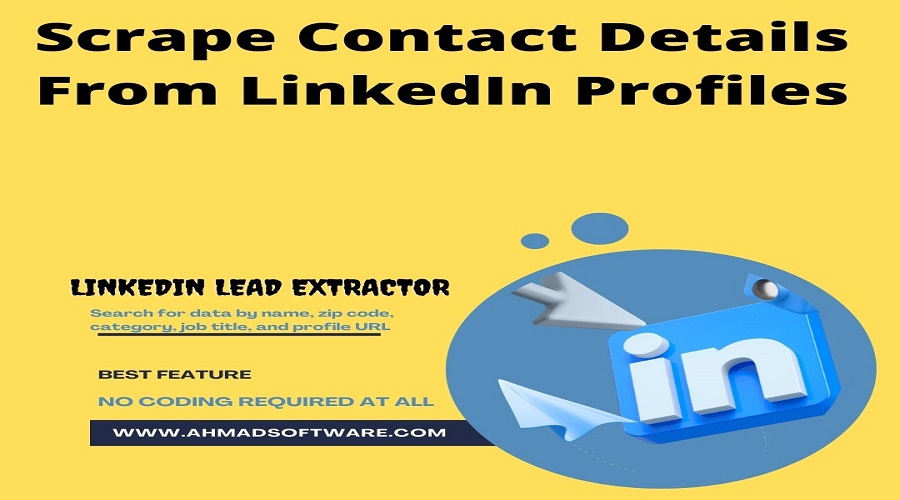 Scrape Contact Details From LinkedIn Profiles